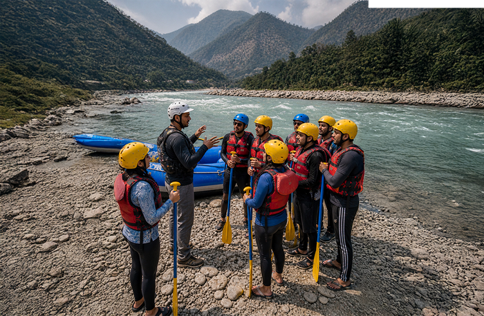 Premium 16km River Rafting Experience with Drone Coverage and Video in Rishikesh