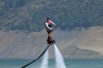 Picturesque Flyboarding In Raipur At Jhanjh Lake