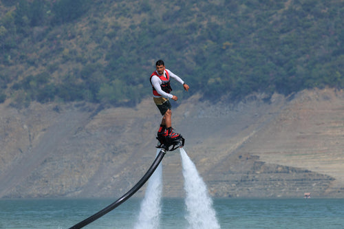 Flyboarding in Raipur at Jhanjh Lake