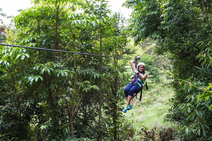 Ziplining at Kikar Lodge, Punjab