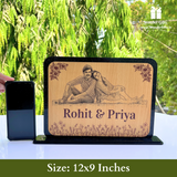 Personalised Wooden Photo Frame | 12 x 9 Inches | FLAT 10% OFF on Prepaid Orders