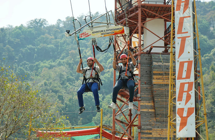 Adrenaline-Packed 83m Bungee Jump, Giant Swing & Flying Fox Combo in Rishikesh