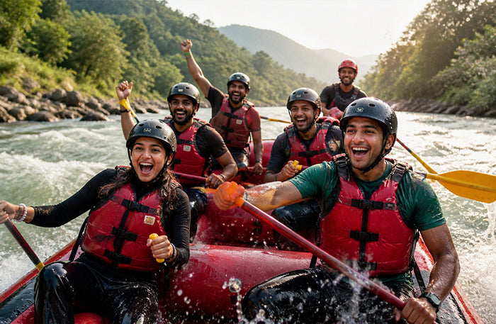 Thrilling 12km River Rafting and Bungee Jumping Experience in Kolad, Sahyadri