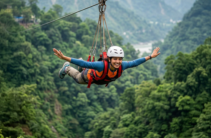 Rishikesh Thrill Combo with Bungee Jump, Reverse Bungee, Giant Swing and SCAD Jump