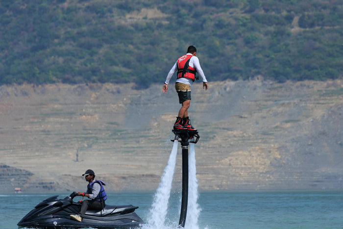 Fly Board Ride in Rajsamand Lake