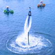 Fly Board Ride in Rajsamand Lake
