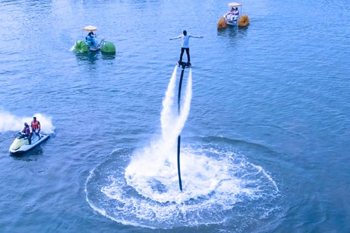 Fly Board Ride in Rajsamand Lake