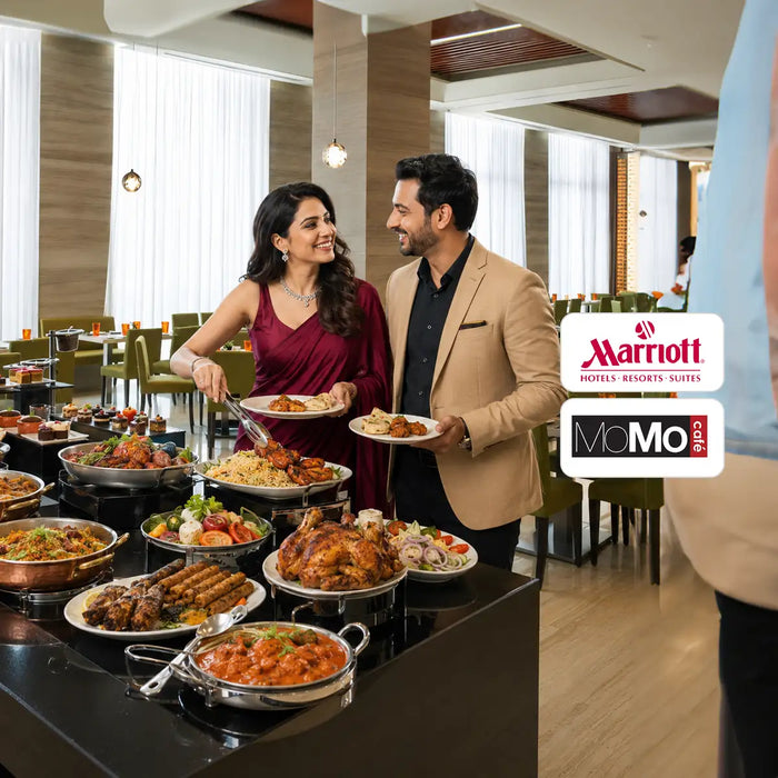 4-Course Non-Vegetarian Dinner Experience for Two at MoMo Café, Courtyard by Marriott Bengaluru ORR