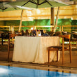 By the Blue Poolside Dining by Grand Mercure Bangalore
