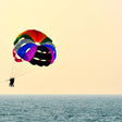 Parasailing in Mandarmani, West Bengal