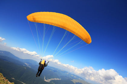 Thrilling Paragliding In Nandi Hills
