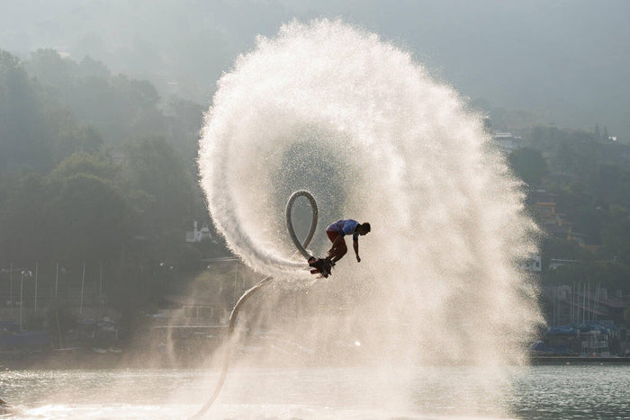 Flyboarding in Barnala