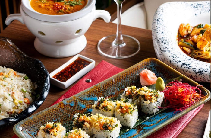 Pan-Asian 7-Course Vegetarian Dinner for One at Pa Pa Ya Mumbai