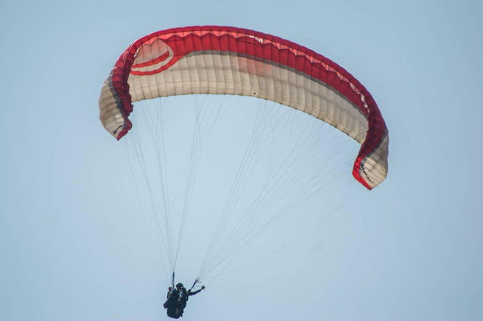 Paragliding near Sattal Lake, Uttarakhand
