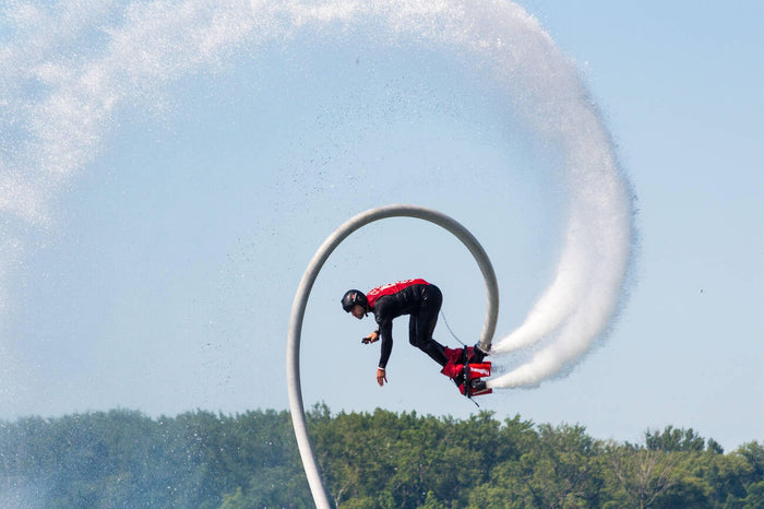 Flyboarding in Barnala