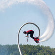 Flyboarding in Barnala