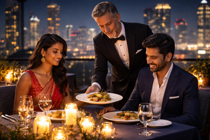Indulgent Candle Light Dining And Movie Screening On A Rooftop, Mumbai