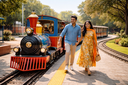 Heritage-Rich Visit to Rail Museum or Dolls Museum with India Gate (private hotel transfers)
