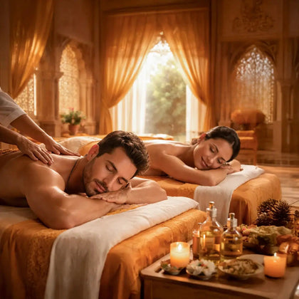 Rejuvenating One-Hour Couple Massage at Panghat Spa Jagmandir Palace Udaipur