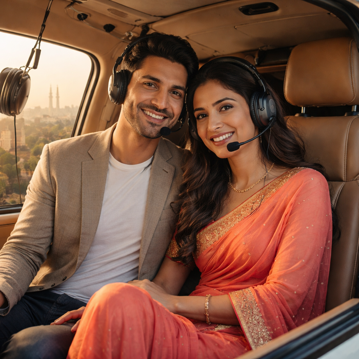 Scenic 20-Minute Shared Helicopter Ride Over Gurugram Skyline