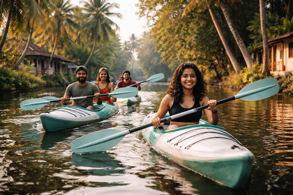 Kayaking Adventure in Alleppey for One
