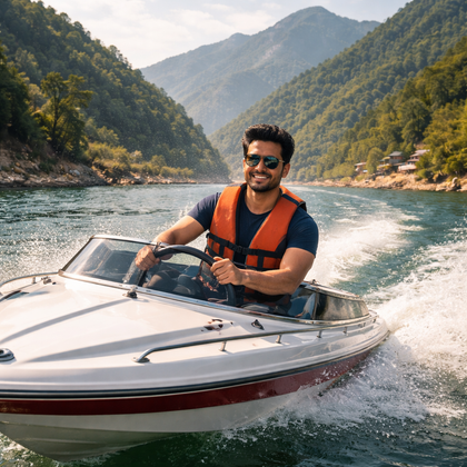 Speedboat Experience in Tattapani