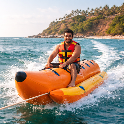 Banana Boat Ride in Varkala