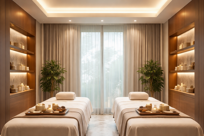 Relaxing 90-Minute Couple Massage at Four Fountains Spa - Rahatni - Pune