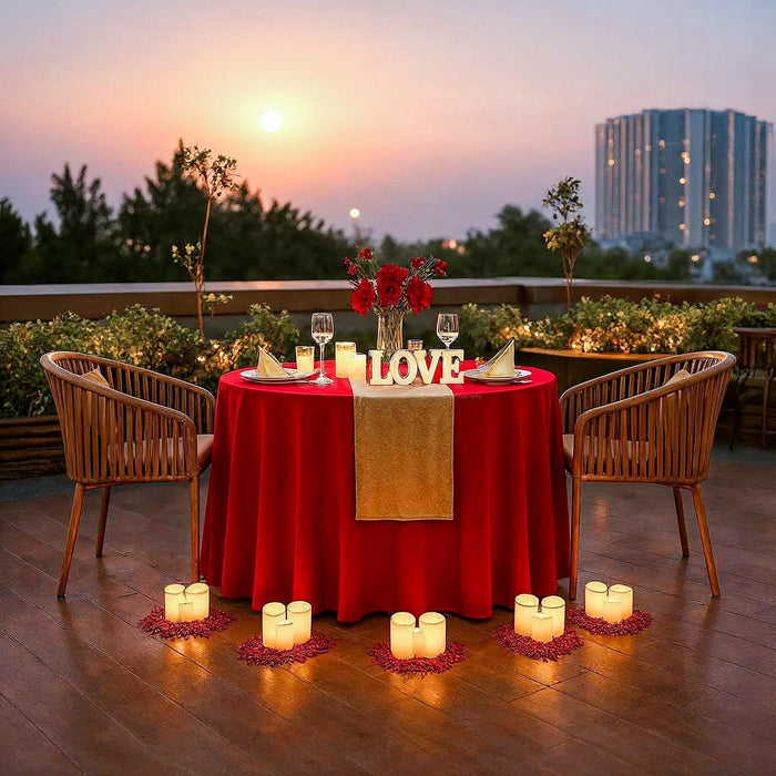 Romantic Poolside Dining by Hilton