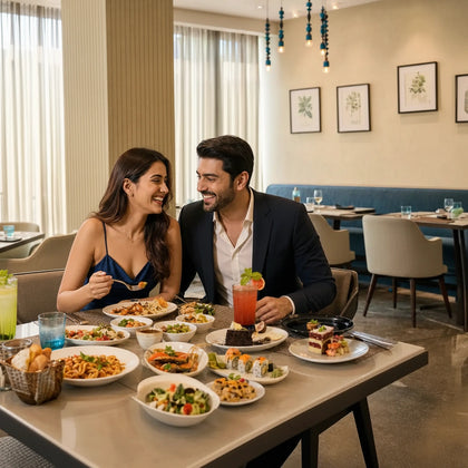 International Dinner Buffet Experience for Two at Fiona by Radisson Blu Mumbai
