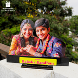 Family Photo Cutouts with Message | 12 inch Size | Super Glossy HD Print Quality