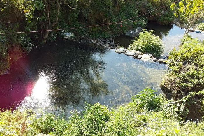 A Pool Created by waterfalls