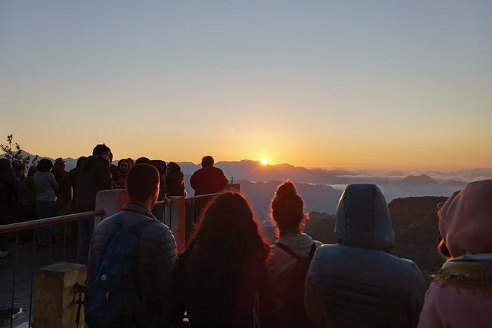 Moment of Sunrise at Kunjapuri Temple