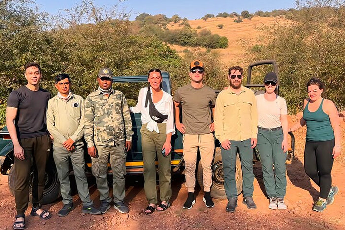 we had a wonderful safari with our guests we were so lucky to spot tiger and other animals