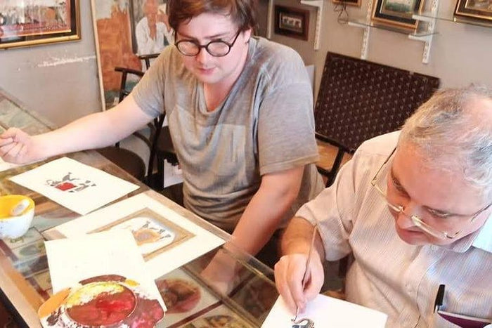 Curated Traditional miniature painting class at Pacific Art