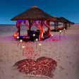 Romantic Beachside Cabana Experience for Two in Mumbai