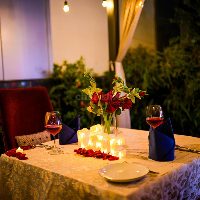 Private Cabana Dining Under the Stars at Expo Inn