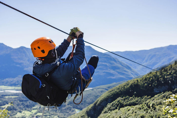 Zipline in Mawkdok, Meghalaya