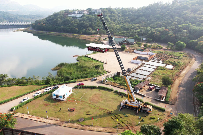 Skydining in Rishikesh
