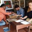 Curated Traditional miniature painting class at Pacific Art