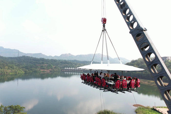 Skydining in Rishikesh