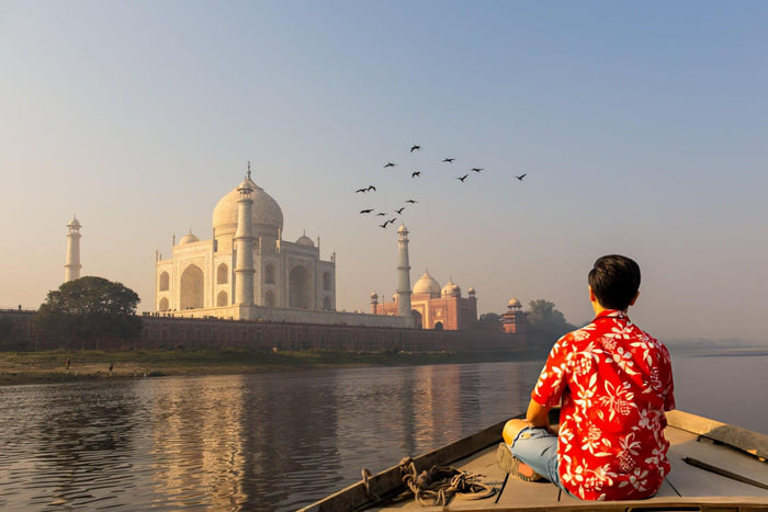 Boat Ride at the Taj Mahal