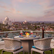 Romantic Vegetarian Private Dining Experience for Two with Taj Mahal View in Agra