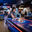 Air Hockey Table Experience at Garron Play Arena