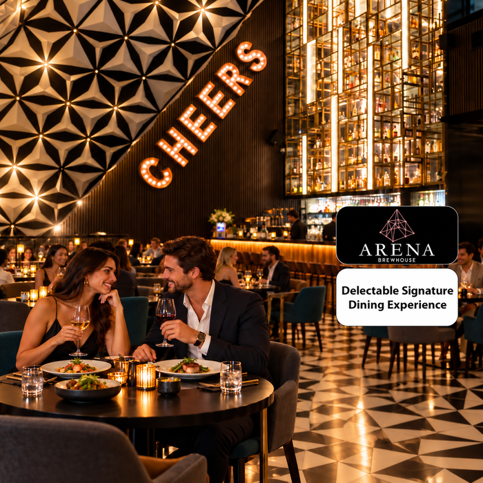 Arena Brewhouse Bengaluru - Delectable Signature Dining Experience for Two