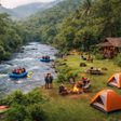 Riverside Tent Accommodation near Kolad for Adventurers