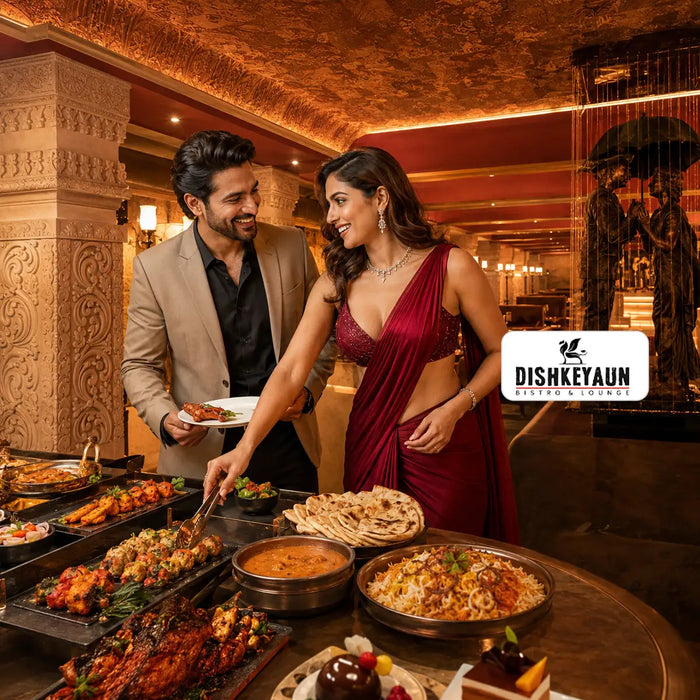 Bollywood-Inspired Non-Vegetarian Fine Dining Experience for Two at Dishkeyaun, Bangalore