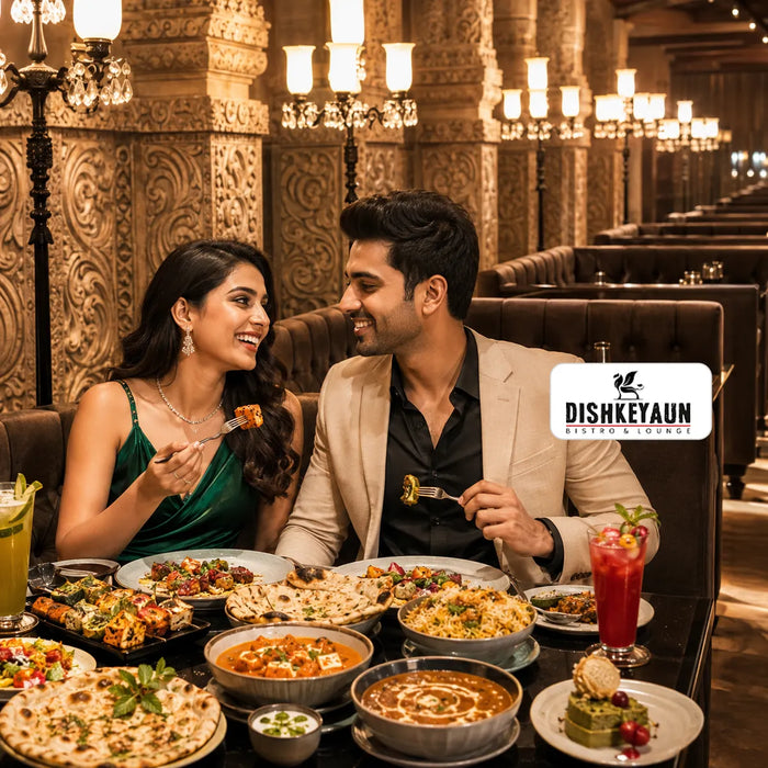 Bollywood-Inspired Vegetarian Fine Dining Experience for Two at Dishkeyaun Bangalore