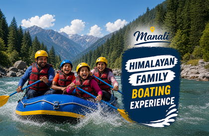 Breathtaking Himalayan Family Boating Experience on the Beas River, Manali