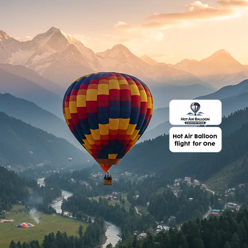Breathtaking Tethered Hot Air Balloon Ride Over Manali with Panoramic Views
